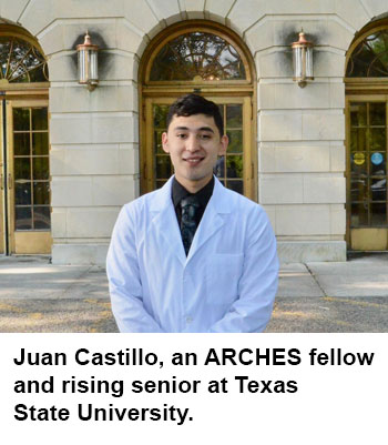 Juan Castillo, a rising senior at Texas State University