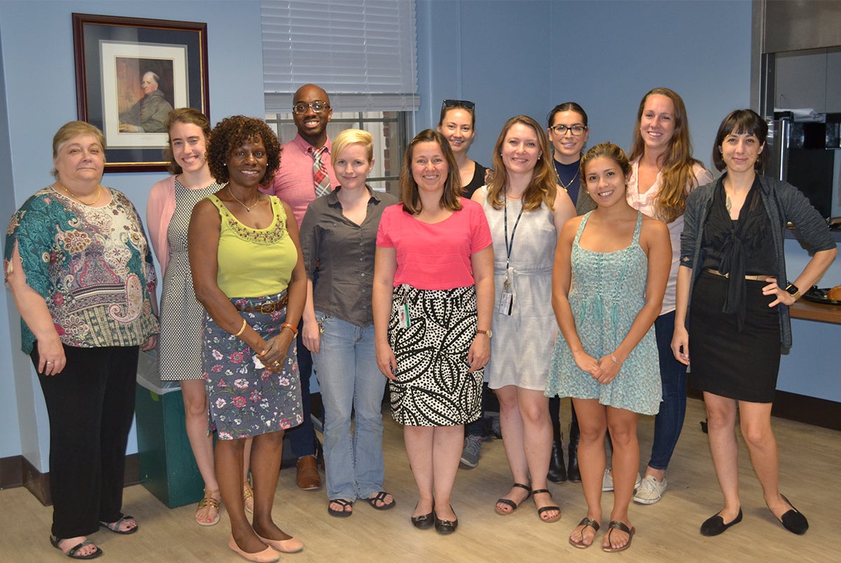 The Georgetown University Postdoctoral Association hosted an annual welcome event for new and returning postdoctoral fellows, which included an information session and a reception with faculty and staff.