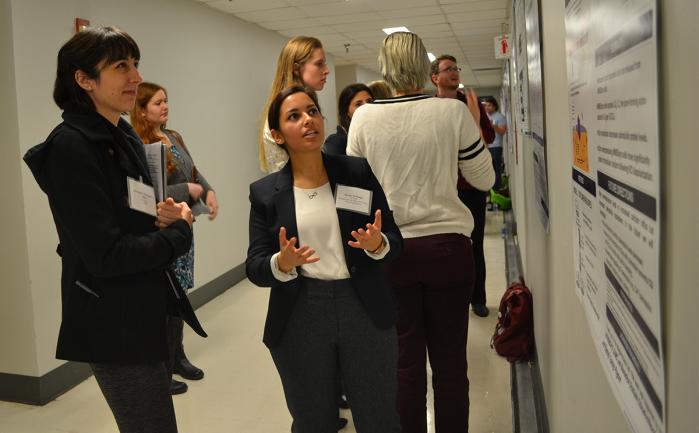 PhD students across Georgetown University Medical Center (GUMC) showcase their research at Student Research Day 2018.