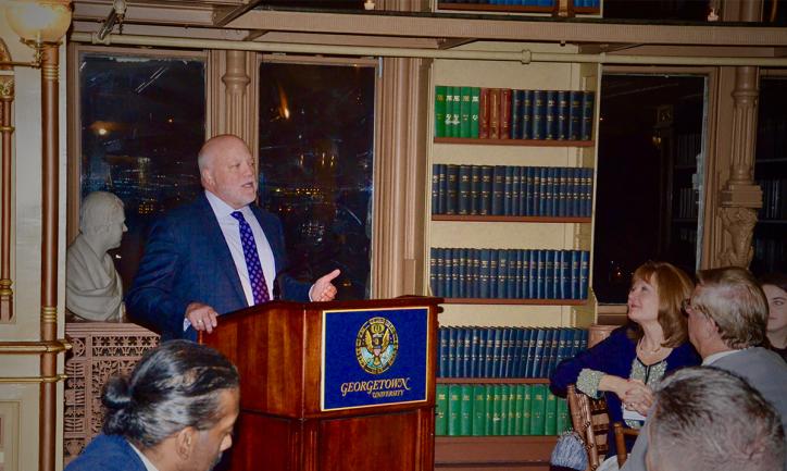 His gift and passion for teaching, excellence as a clinician, and his leadership and commitment to medical education at Georgetown led to the investiture of Charles A. 