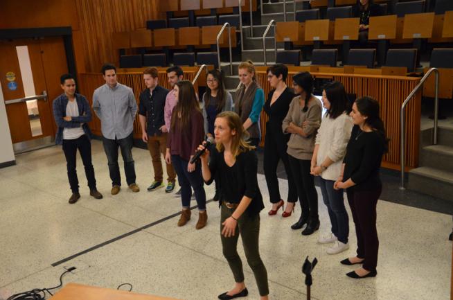 Students performing at the second-annual 