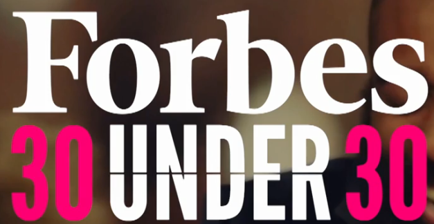 Forbes logo for 30 Under 30