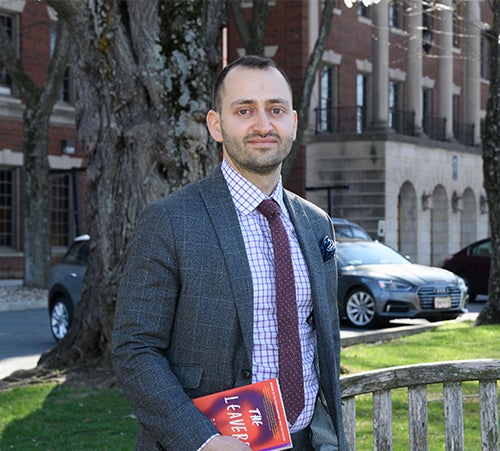 Daniel Marchalik, MD, pictured in front of the Med-Dent building