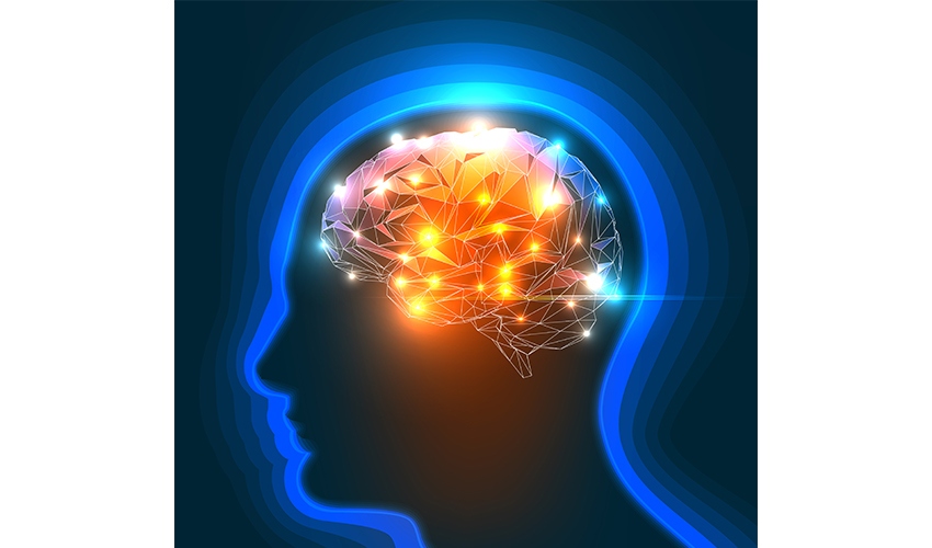 Photo illustration of brain activity