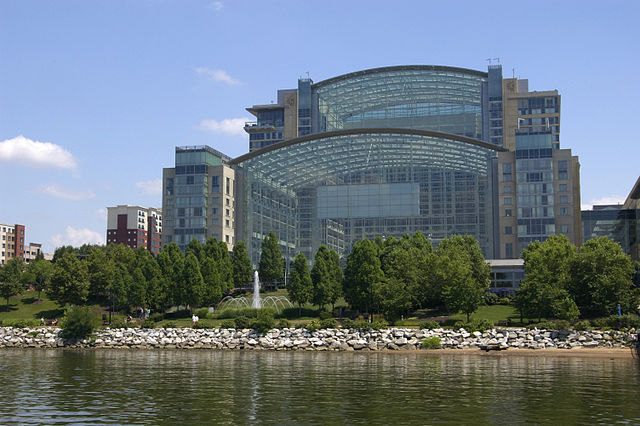 The Gaylord National Hotel pictured from the river