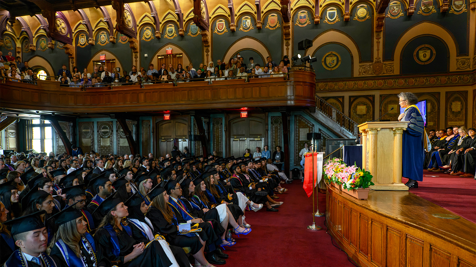 The School of Health commencement in Gaston Hall