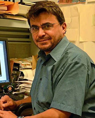 Michael Ullman at his desk