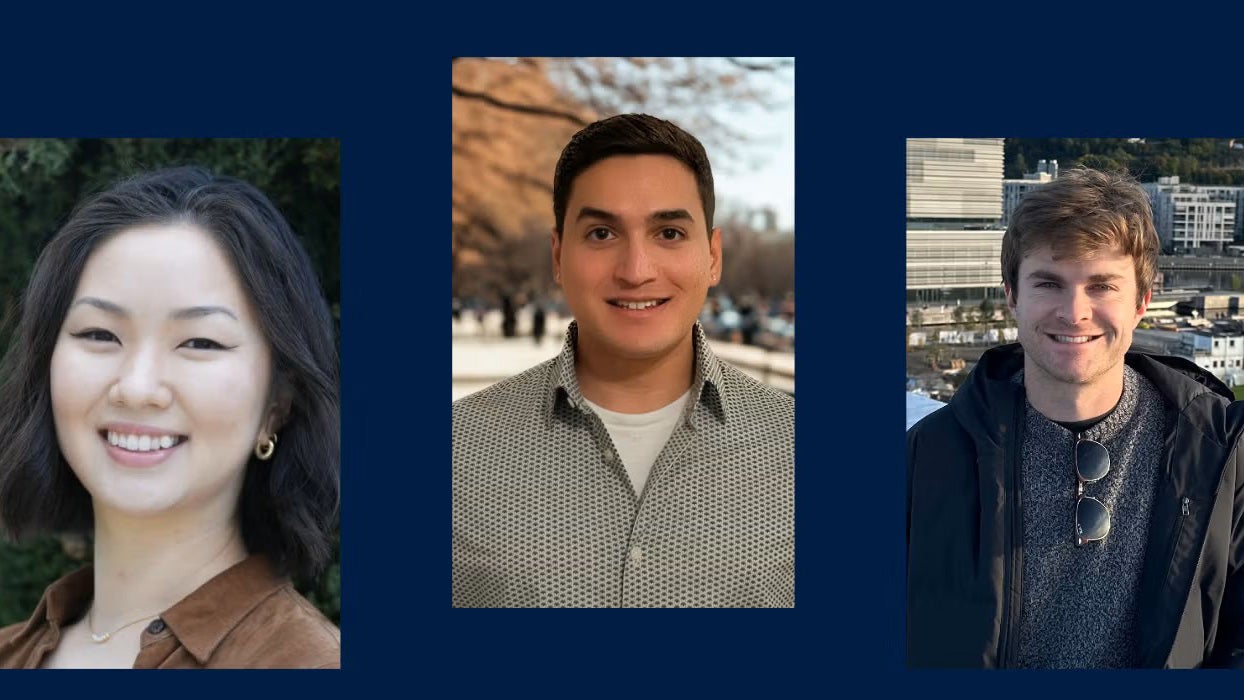 A collage of three headshots of former federal workers